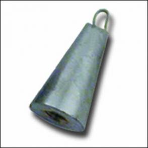CONO DI PIOMBO con anello inox
